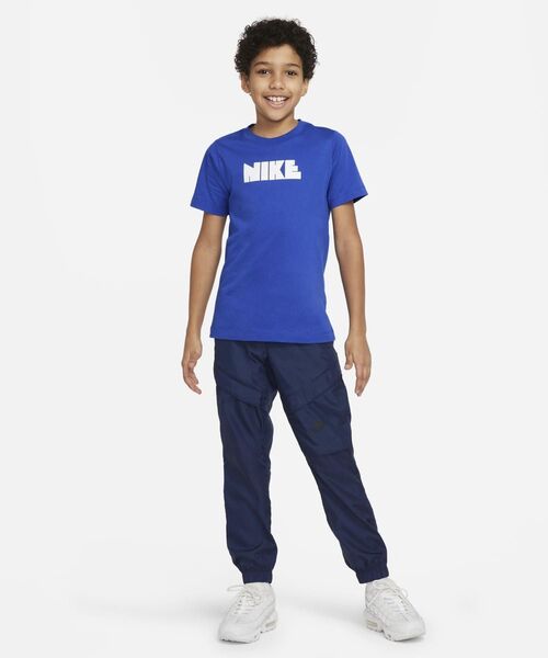 NIKE（ナイキ）の「ナイキ スポーツウェア サーカ 72 ジュニア Tシャツ / Nike Sportswear Circa 72 Big Kids' T-Shirt（Tシャツ/カットソー・キッズ・ロイヤルブルー/ブラック/ゴールド系その他・L/XS/S/XL/M）」の9枚目の写真
