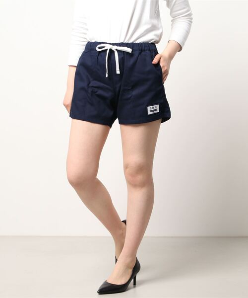 NALUTO TRUNKS(ナルトトランクス)の「NALUTO TRUNKS & CO. | ウォークショーツ WOMEN(その他パンツ・レディース・ベージュ/ネイビー・SMALL)」の2枚目の写真