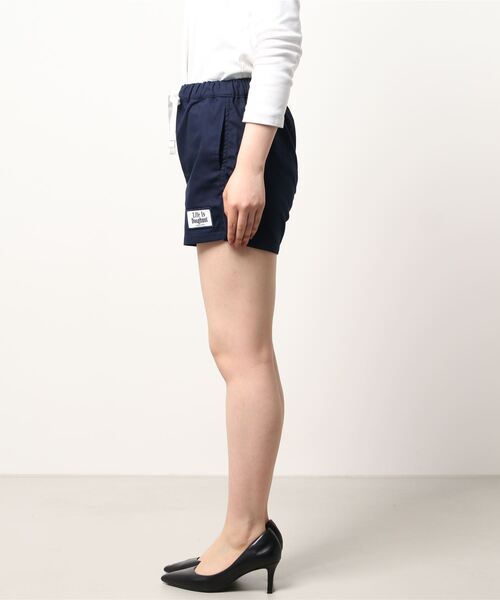 NALUTO TRUNKS(ナルトトランクス)の「NALUTO TRUNKS & CO. | ウォークショーツ WOMEN(その他パンツ・レディース・ベージュ/ネイビー・SMALL)」の3枚目の写真