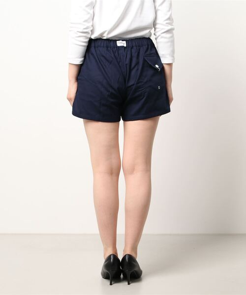 NALUTO TRUNKS(ナルトトランクス)の「NALUTO TRUNKS & CO. | ウォークショーツ WOMEN(その他パンツ・レディース・ベージュ/ネイビー・SMALL)」の4枚目の写真