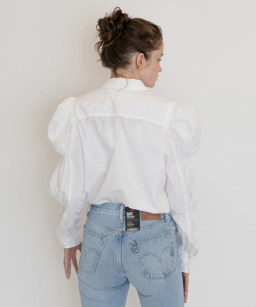 Levi's(リーバイス)の「シンクドスリーブブラウス BRIGHT WHITE(シャツ/ブラウス・レディース・マルチ・S/M/XS)」の3枚目の写真