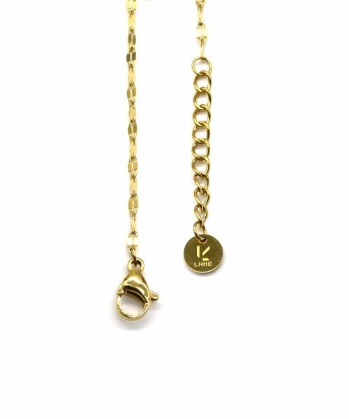 LHME（エルエイチエムイー）の「【WEB限定】”Gleam”ペタルチェーンブレスレット/サージカルステンレス（金属アレルギー対応）【LHME / エルエイチエムイー】（ブレスレット・レディース・シルバー/ゴールド・ONE SIZE）」の8枚目の写真