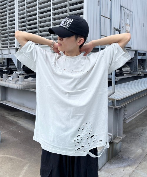 希少 14th addiction イマジンクロス レイヤード ダメージTシャツ 1619802001_1.jpg