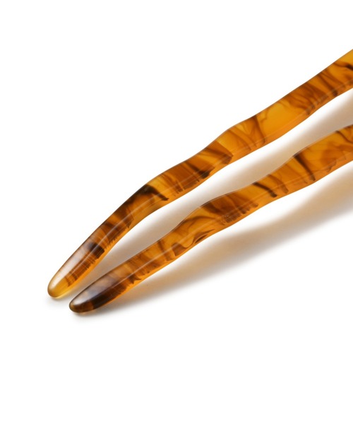 ROSE BUD（ローズバッド）の「(Lapuis AJM)ヘアコーム（その他ヘアアクセサリー・レディース・イエロー/ブラウン・FREE）」の5枚目の写真