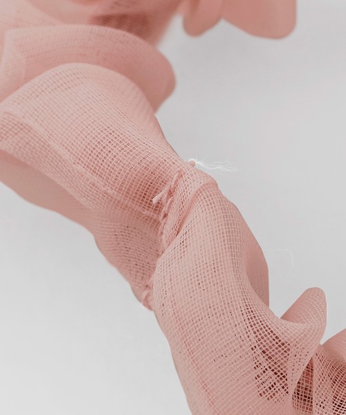 ANEMONE（アネモネ）の「シュシュ×デザインヘアゴム[4本セット]（ヘアゴム・レディース・ベージュ/ブルー/グリーン/ピンク/ブラック/ネイビー/ブラウン・FREE）」の8枚目の写真