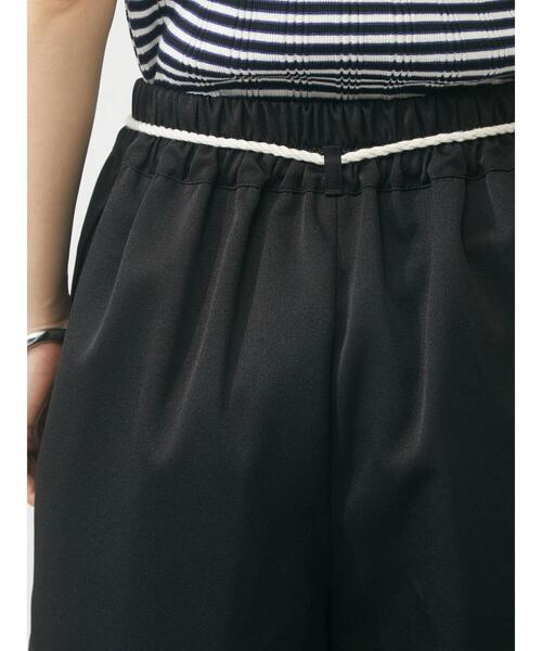 Green　Parks（グリーンパークス）の「タックハーフパンツ（その他パンツ・レディース・ブラック/ベージュ/テラコッタ・FREE）」の13枚目の写真