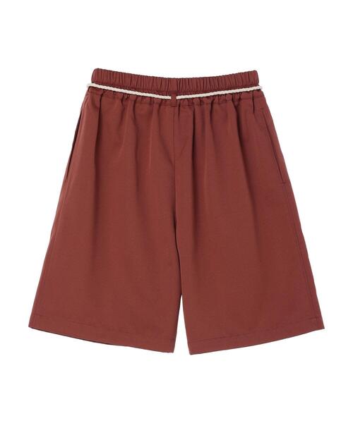 Green　Parks（グリーンパークス）の「タックハーフパンツ（その他パンツ・レディース・ブラック/ベージュ/テラコッタ・FREE）」の21枚目の写真