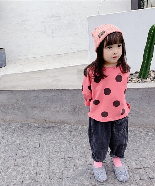 aimoha（アイモハ）の「aimoha-KIDS- 子供服フロントポケットデニムテーパードパンツ（チノパンツ・キッズ・ブラック/ブルー・120/80/90/100/110/130）」の4枚目の写真