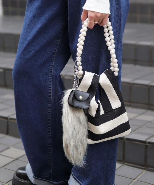 セール】【Instagramでバズってる】【2Way】パールチェーンの