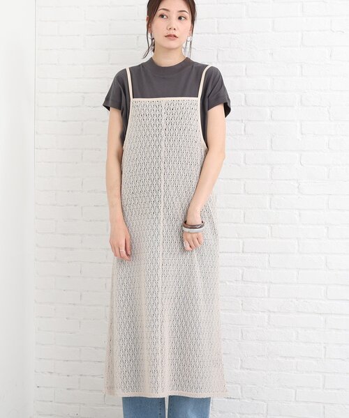 SHOO・LA・RUE（シューラルー）の「◆レースキャミワンピース（ワンピース・レディース・アイボリー/ブラック/レンガ・00）」の14枚目の写真