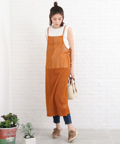 SHOO・LA・RUE（シューラルー）の「◆レースキャミワンピース（ワンピース・レディース・アイボリー/ブラック/レンガ・00）」の19枚目の写真