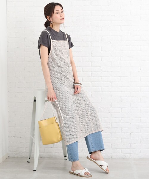 SHOO・LA・RUE（シューラルー）の「◆レースキャミワンピース（ワンピース・レディース・アイボリー/ブラック/レンガ・00）」の10枚目の写真