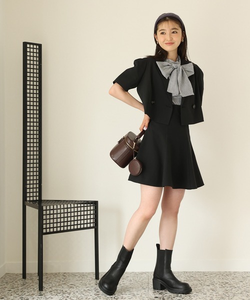 one after another NICE CLAUP（ワンアフターアナザーナイスクラップ）の「肩開きマルチWAYボウタイブラウス（シャツ/ブラウス・レディース・ベージュ/オフホワイト/ホワイト系その他/ブラック系その他・FREE）」の18枚目の写真