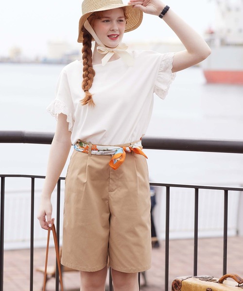 【専用】新品タグ付き ミランカ チノハイウエストパンツ&デニムスカート Shinzone(シンゾーン)/WASHED HIGH WAIST CHINO(ウォッシュド