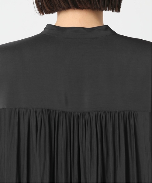 journal standard L'essage（ジャーナルスタンダードレサージュ）の「《追加》ローグストライプ/デシンマキシティアードワンピース（ワンピース・レディース・ブラック/ネイビー系1・FREE）」の12枚目の写真