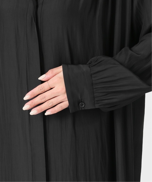 journal standard L'essage（ジャーナルスタンダードレサージュ）の「《追加》ローグストライプ/デシンマキシティアードワンピース（ワンピース・レディース・ブラック/ネイビー系1・FREE）」の15枚目の写真