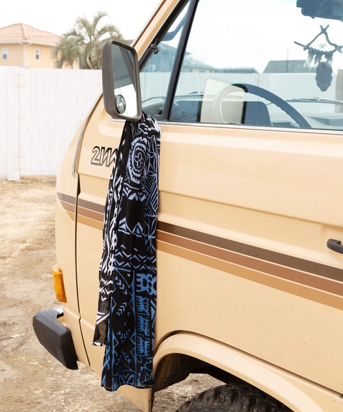 チャイハネ（チャイハネ）の「【チャイハネ】幾何学柄カパストール（ストール/ショール・レディース・ブラック/パープル/キャメル/カーキ・FREE）」の6枚目の写真