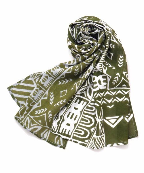 チャイハネ（チャイハネ）の「【チャイハネ】幾何学柄カパストール（ストール/ショール・レディース・ブラック/パープル/キャメル/カーキ・FREE）」の11枚目の写真