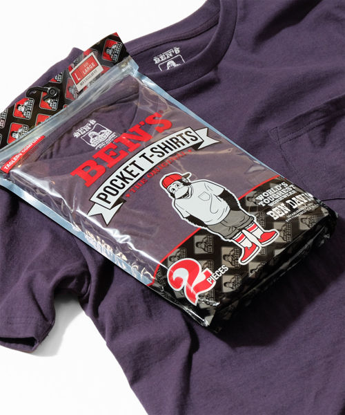 BEN DAVIS ORIGINALS（ベンデイビスオリジナルス）の「BEN DAVIS 2 PACK POCKET TEE（Tシャツ/カットソー・メンズ・ホワイト/ブラック/ネイビー・MEDIUM/X-LARGE/LARGE）」の3枚目の写真