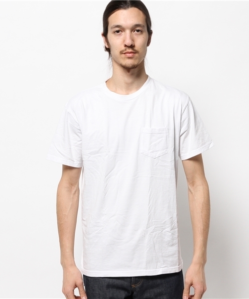 BEN DAVIS ORIGINALS（ベンデイビスオリジナルス）の「BEN DAVIS 2 PACK POCKET TEE（Tシャツ/カットソー・メンズ・ホワイト/ブラック/ネイビー・MEDIUM/X-LARGE/LARGE）」の4枚目の写真