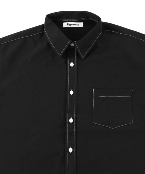 44557　PLEATSPLEASE　ステッチ　半袖シャツ re-ppi-qo-w-00055_3.jpg