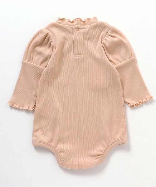 apres les cours（アプレレクール）の「レース付きリブボディースーツ（肌着・キッズ・アイボリー/ピンク・70/80）」の15枚目の写真