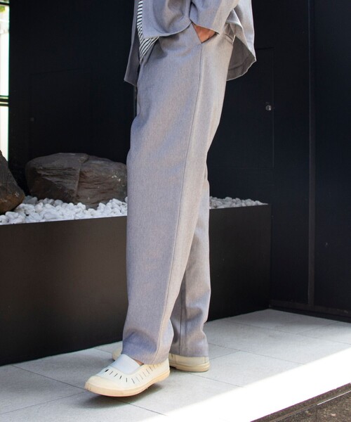 GLOSTER(グロスター)の「ノーカラージャケット&イージーパンツ セットアップ【ジャケット+パンツの2点セット】setup(セットアップ・メンズ・ブラック/ベージュ/グレー・S/M/L)」の20枚目の写真