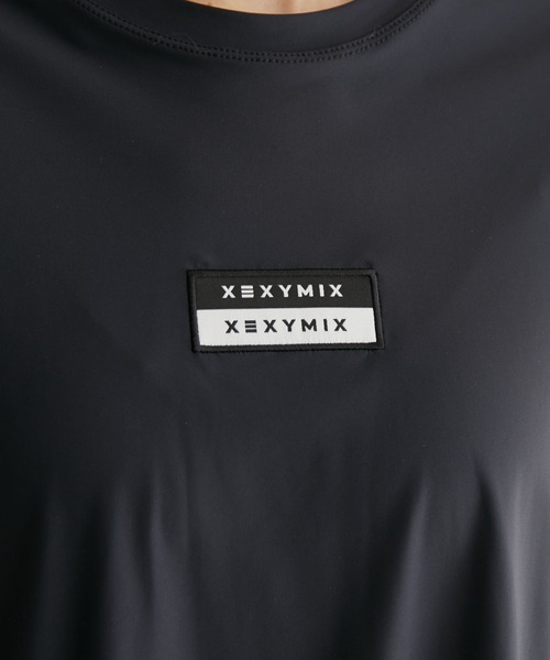 XEXYMIX(ゼクシィミックス)の「【XEXYMIX】接触冷感 ハイクーリング ドルマンスリーブ半袖Tシャツ(Tシャツ/カットソー・レディース・ブラック・M)」の9枚目の写真