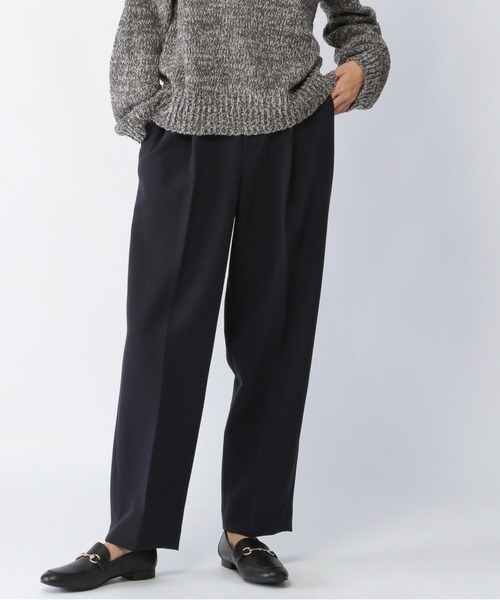 BARNYARDSTORM(バンヤードストーム)の「BARNYARDSTORM / 【WEB限定カラー展開】タックダブルクロスPT(その他パンツ・レディース・グレー/ブルー/ネイビー・00/0/1/2)」の1枚目の写真