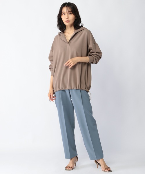 BARNYARDSTORM(バンヤードストーム)の「BARNYARDSTORM / 【WEB限定カラー展開】タックダブルクロスPT(その他パンツ・レディース・グレー/ブルー/ネイビー・00/0/1/2)」の17枚目の写真