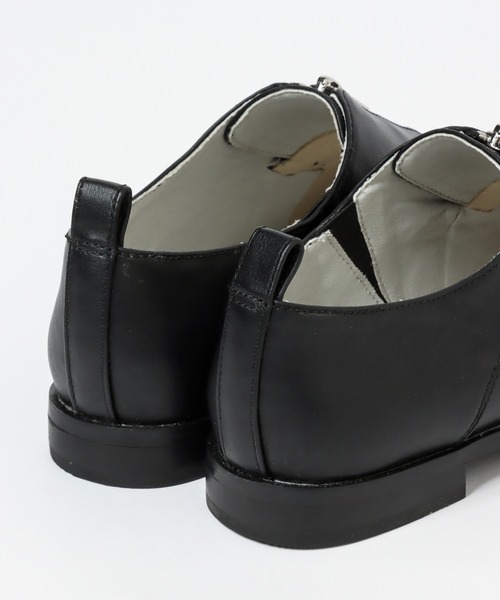 Mazell（マゼル）の「Mazell  / フロントZIPフラット（その他シューズ・レディース・ブラック/グレー・38/39/35/36/37）」の8枚目の写真