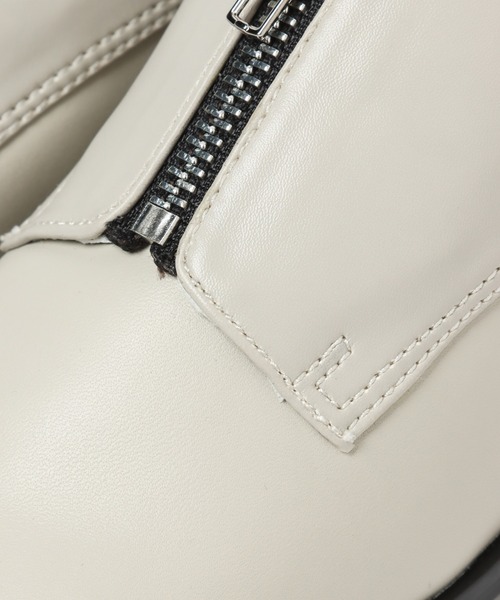 Mazell（マゼル）の「Mazell  / フロントZIPフラット（その他シューズ・レディース・ブラック/グレー・38/39/35/36/37）」の17枚目の写真