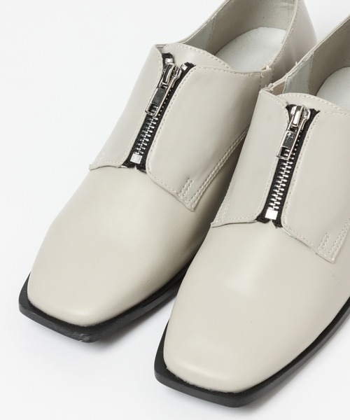 Mazell（マゼル）の「Mazell  / フロントZIPフラット（その他シューズ・レディース・ブラック/グレー・38/39/35/36/37）」の6枚目の写真