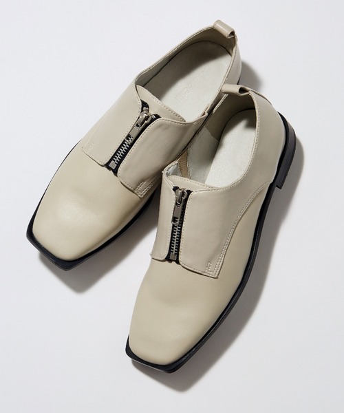 Mazell（マゼル）の「Mazell  / フロントZIPフラット（その他シューズ・レディース・ブラック/グレー・38/39/35/36/37）」の13枚目の写真