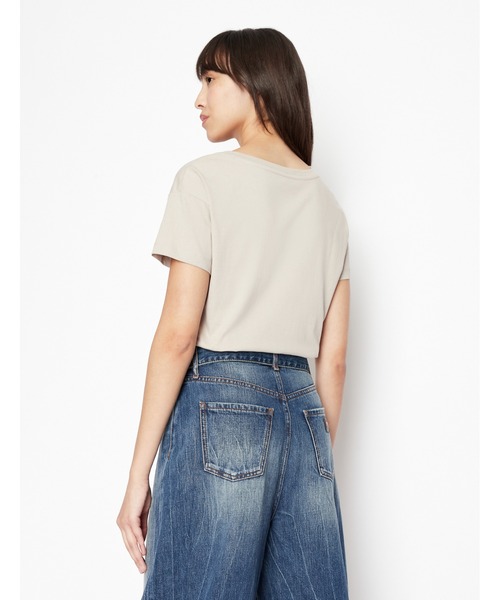 A|X Armani Exchange スパンコールロゴ 半袖Tシャツ ARMANI EXCHANGE（アルマーニエクスチェンジ）の「【A|X