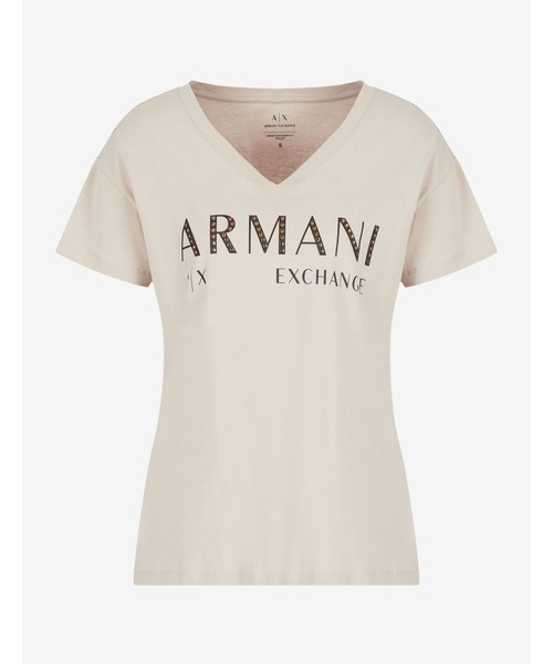 A|X Armani Exchange スパンコールロゴ 半袖Tシャツ ARMANI EXCHANGE tシャツ 「A|Xアルマーニ エクスチェンジ