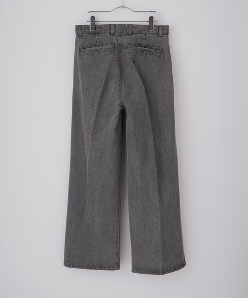 セール】【CALLNE】Denim Slacks Pants/デニム スラックスパンツ