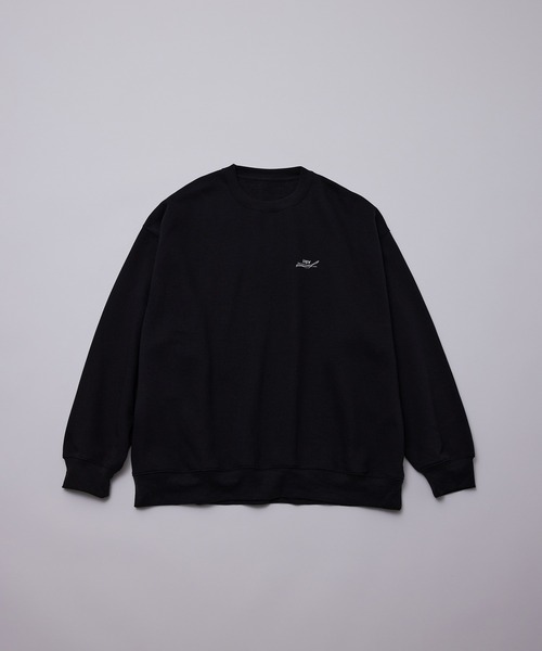 iisy（イージー）の「iisy / ウェーブフラワークルーネックスウェット（スウェット・メンズ・ブラック/キナリ/グリーン・L/M/S）」の6枚目の写真