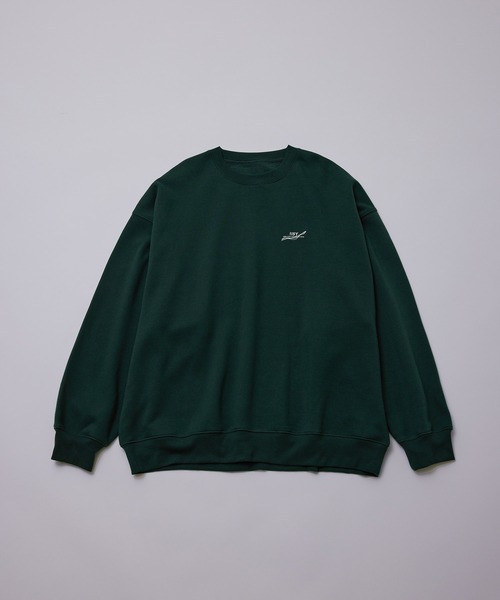 iisy（イージー）の「iisy / ウェーブフラワークルーネックスウェット（スウェット・メンズ・ブラック/キナリ/グリーン・L/M/S）」の8枚目の写真