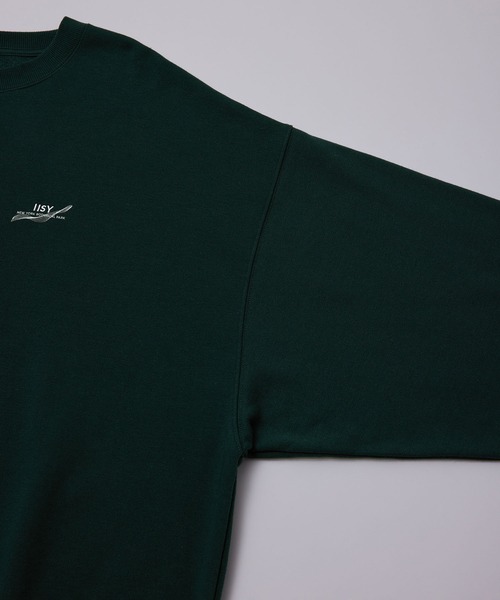 iisy（イージー）の「iisy / ウェーブフラワークルーネックスウェット（スウェット・メンズ・ブラック/キナリ/グリーン・L/M/S）」の11枚目の写真