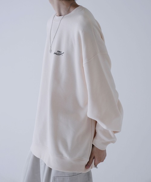 iisy（イージー）の「iisy / ウェーブフラワークルーネックスウェット（スウェット・メンズ・ブラック/キナリ/グリーン・L/M/S）」の20枚目の写真