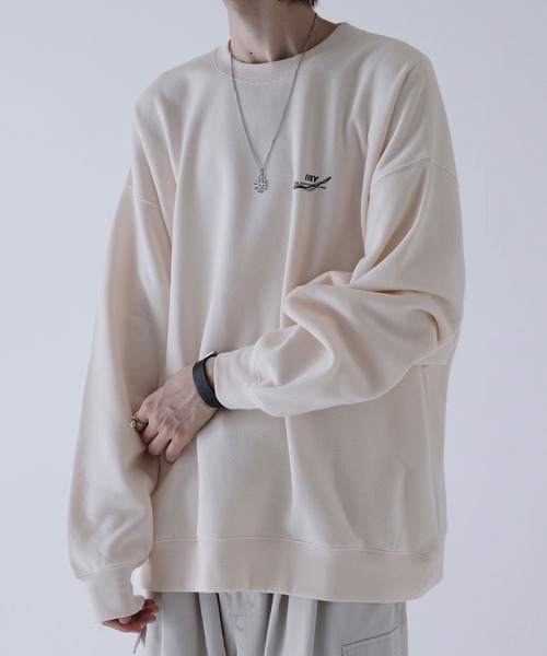 iisy（イージー）の「iisy / ウェーブフラワークルーネックスウェット（スウェット・メンズ・ブラック/キナリ/グリーン・L/M/S）」の21枚目の写真