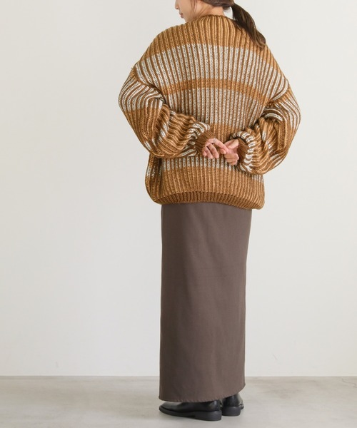 select MOCA（セレクトモカ）の「マルチカラーデザインニット（ニット