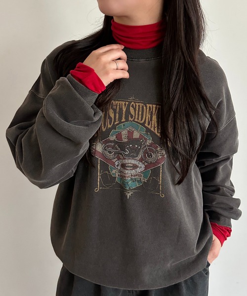 apres jour mignon（アプレジュールミニョン）の「クシュクシュインナー【ZOZOTOWN限定アイテム】（Tシャツ/カットソー・レディース・ブラック/アイボリー/ピンク/グリーン/オレンジ/オレンジ系その他/グリーン系その他/マスタード/イエロー/ブルー/ピンク系その他/レッド・X-LARGE/フリー）」の10枚目の写真