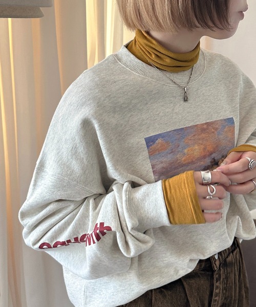 apres jour mignon（アプレジュールミニョン）の「クシュクシュインナー【ZOZOTOWN限定アイテム】（Tシャツ/カットソー・レディース・ブラック/アイボリー/ピンク/グリーン/オレンジ/オレンジ系その他/グリーン系その他/マスタード/イエロー/ブルー/ピンク系その他/レッド・X-LARGE/フリー）」の7枚目の写真