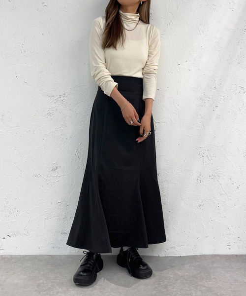 apres jour mignon（アプレジュールミニョン）の「クシュクシュインナー【ZOZOTOWN限定アイテム】（Tシャツ/カットソー・レディース・ブラック/アイボリー/ピンク/グリーン/オレンジ/オレンジ系その他/グリーン系その他/マスタード/イエロー/ブルー/ピンク系その他/レッド・X-LARGE/フリー）」の16枚目の写真