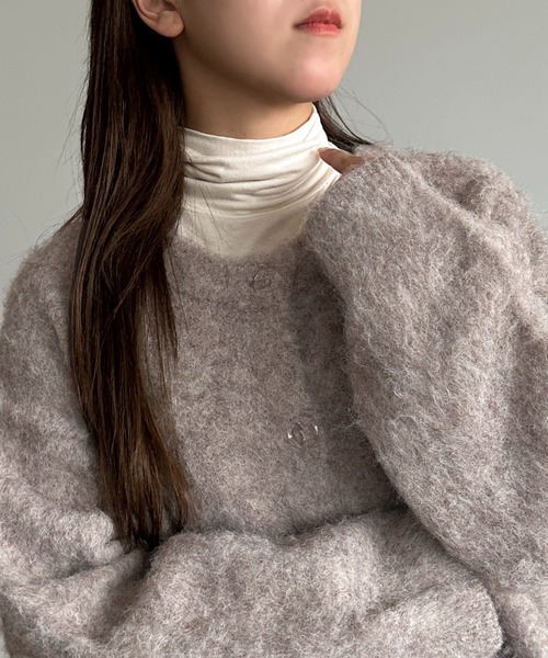 apres jour mignon（アプレジュールミニョン）の「クシュクシュインナー【ZOZOTOWN限定アイテム】（Tシャツ/カットソー・レディース・ブラック/アイボリー/ピンク/グリーン/オレンジ/オレンジ系その他/グリーン系その他/マスタード/イエロー/ブルー/ピンク系その他/レッド・X-LARGE/フリー）」の14枚目の写真