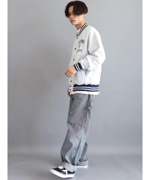 Russell Athletic(ラッセルアスレティック)の「【WEB限定】RUSSELL Columbiaスウェットジャケット *(スタジャン・メンズ・グレー/ネイビー・M/L/XL)」の11枚目の写真
