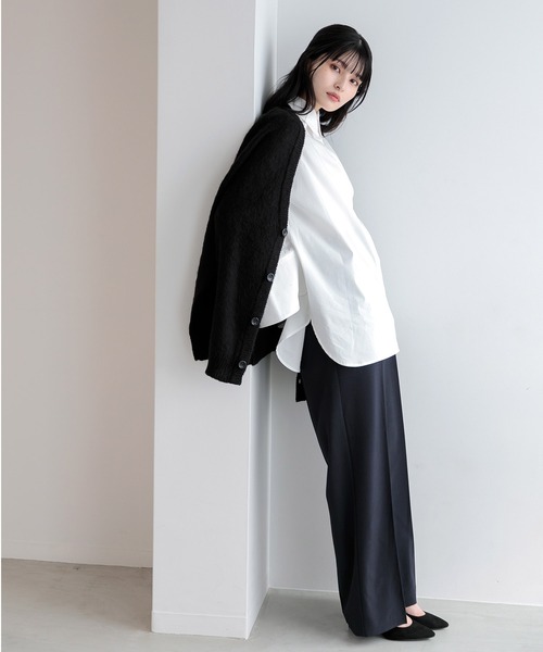 Dita Muaj.（ディータムアージュ）の「【ZOZO限定】Muaj.ベルスリーブスリットシャツ（シャツ/ブラウス・レディース・ブラック/モカ/ホワイト・FREE）」の8枚目の写真