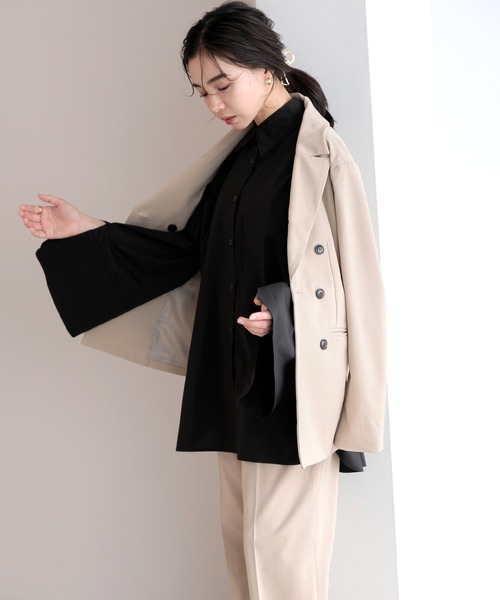 Dita Muaj.（ディータムアージュ）の「【ZOZO限定】Muaj.ベルスリーブスリットシャツ（シャツ/ブラウス・レディース・ブラック/モカ/ホワイト・FREE）」の15枚目の写真